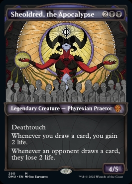 Sheoldred, the Apocalypse Dominaria United Showcase Frame